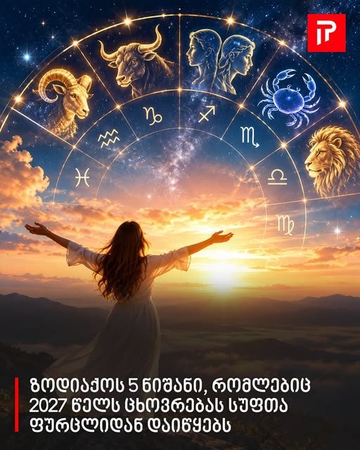 ზოდიაქოს 5 ნიშანი, რომლებიც 2027 წელს ცხოვრებას სუფთა ფურცლიდან დაიწყებს