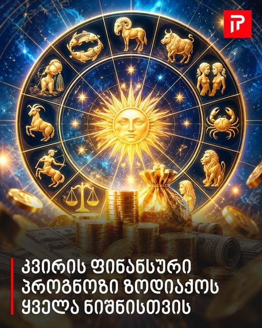 კვირის ფინანსური პროგნოზი ზოდიაქოს ყველა ნიშნისთვის